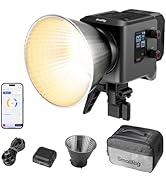 SMALLRIG RC 220B Pro 220W COB Video Light, Bi-Colour Video Light 2700K-6500K, CRI 95+ Bowens Moun...