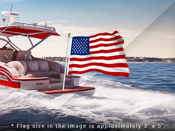 Boat Flag Beach Ocean 