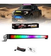 4WDKING Patented RGB Offroad LED Lights Driving/Fog/Pod Lights LED Bar with APP Remote Control fo...