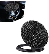 Arwrilt Automotive Push to Start Button Cover, Bling Car Engine Start Stop Button Cover Protector...