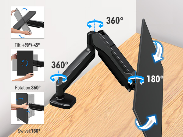 single monitor arm