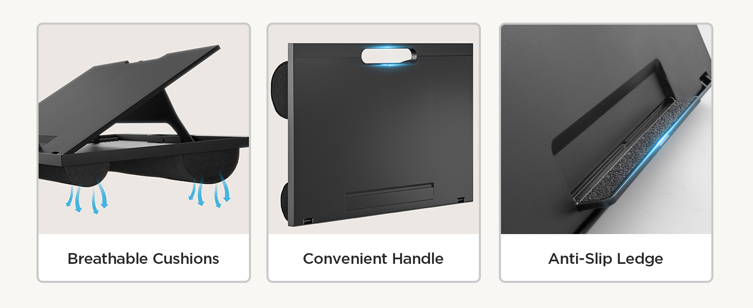 HNLD2 adjustable lap desk laptop lap desk laptop stand for bed lap desk for laptop with cushion