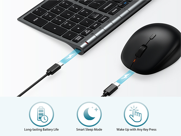 Long-Lasting Power &amp;amp; Smart Sleep Mode