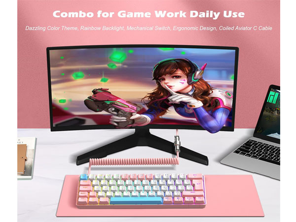 T60 KEYBOARD/PINK