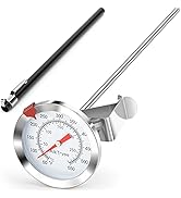 Candy Thermometer Cooking Thermometer with Instant Read Dial Meat Thermometer for Cooking Candy D...