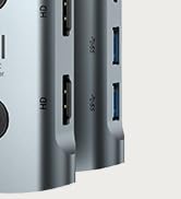 laptop docking station dual monitor AI Hub