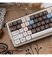 GUUKEY Crystal Keycaps, Cat Shape Clear Keycaps Transparent, Mao Profile, 148 Keys Shine Through ...