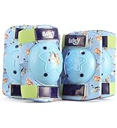 Elbow and Knee Pads for Kids, Protective and Comfortable Outdoor Gear Set for Ages 3+ with Adjust...