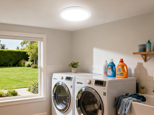 laundry flush ceiling light