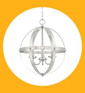 The Lebanon is a champagne brass finish, two-light flush mount ceiling fixture with clear glass.