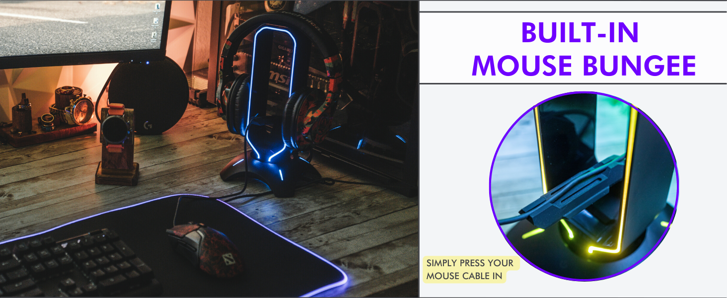 gaming headphone stand