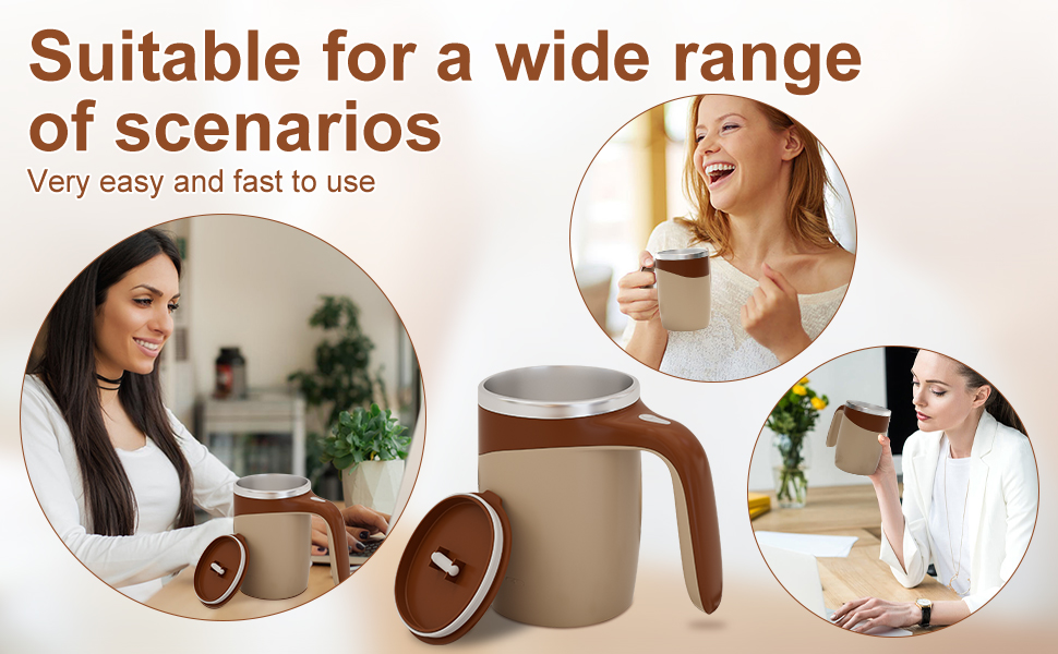 Automatic Stirring Coffee Mug