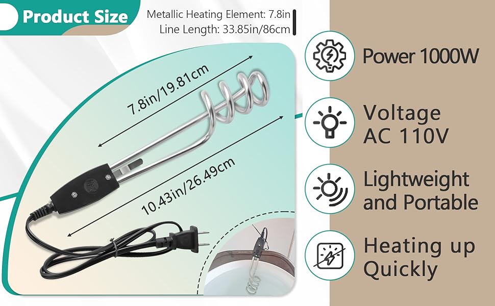 Immersion Electric Water Heater 2