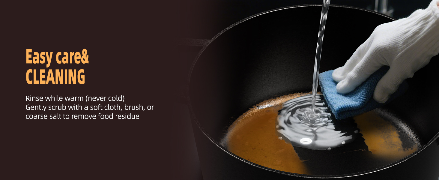 Cast iron dutch oven pot with lid