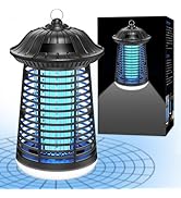 Bug Zapper Outdoor Indoor, 4200V Electric Mosquito Zapper Outdoor with LED Light, Electric Fly Za...