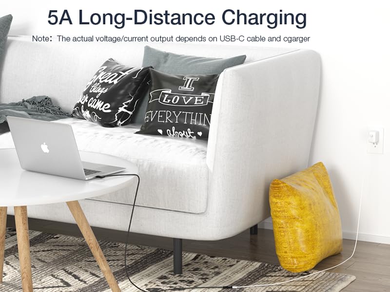 USB Type C Extension Cable Cord 1FT 2FT 100w usb c 3.2 male to female type c