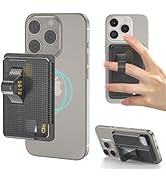 AUROX for MagSafe Wallet Stand, Magnetic Wallet Stand, Phone Grip Card Holder, Magnetic Card Wall...