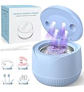 Dental Ultrasonic Retainer Cleaner Machine - Dental Cleaning Pod for Denture, Mouth Guard, Aligne...