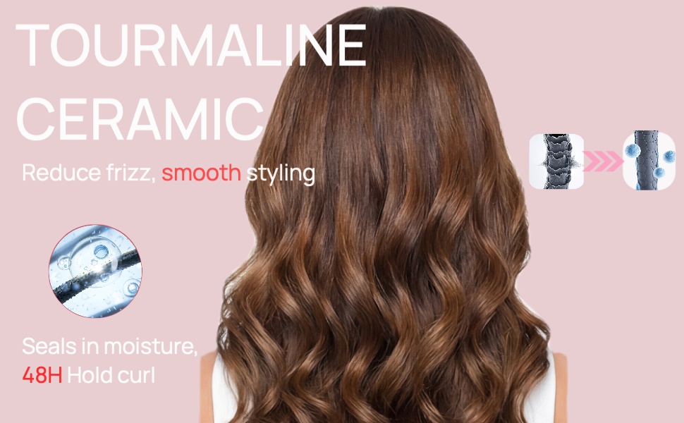 ceramic coating curling iron set