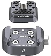 ULANZI F22 Quick Release Plate, Camera Mount Thread Adapter Seat Quick Setup Kit with 1/4" Screw ...