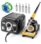 Siziviki Upgraded Soldering Station Kit - Fast Heating with ESD Safe Design, 5 Replaceable Solder...