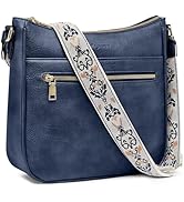 Crossbody Bags for Women Leather Purses: Vegan Cross Body Bag with Adjustable Wide Shoulder Strap...