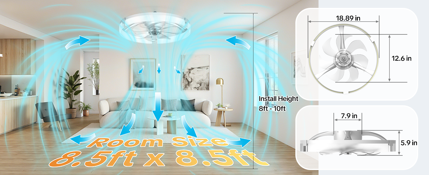 ceiling fans with lights and remote