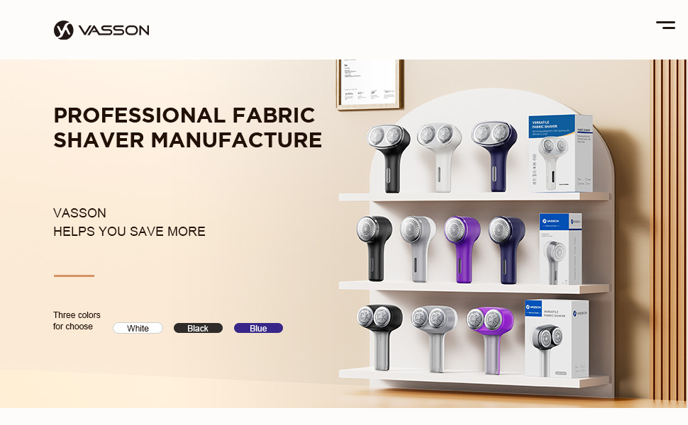 VASSON professional fabric shaver
