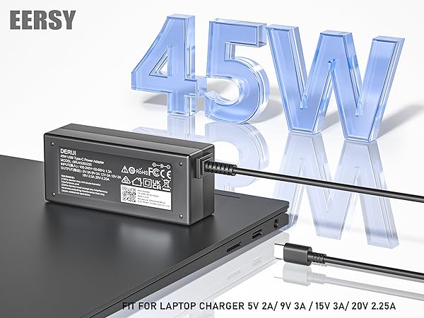 45w hp chromebook charger