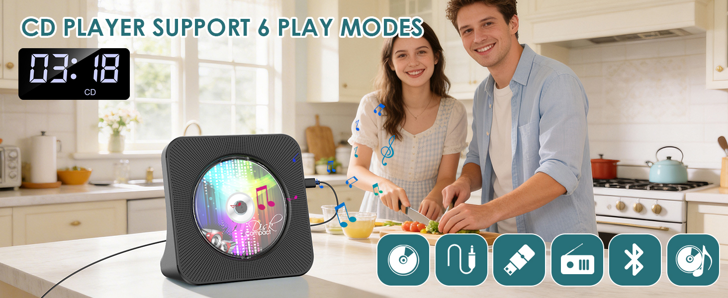 countertop cd player