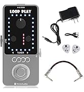 MeloAudio Guitar Effect Pedal Guitar Looper Pedal Tuner Function Loop Station Loops 9 Loops 40 mi...