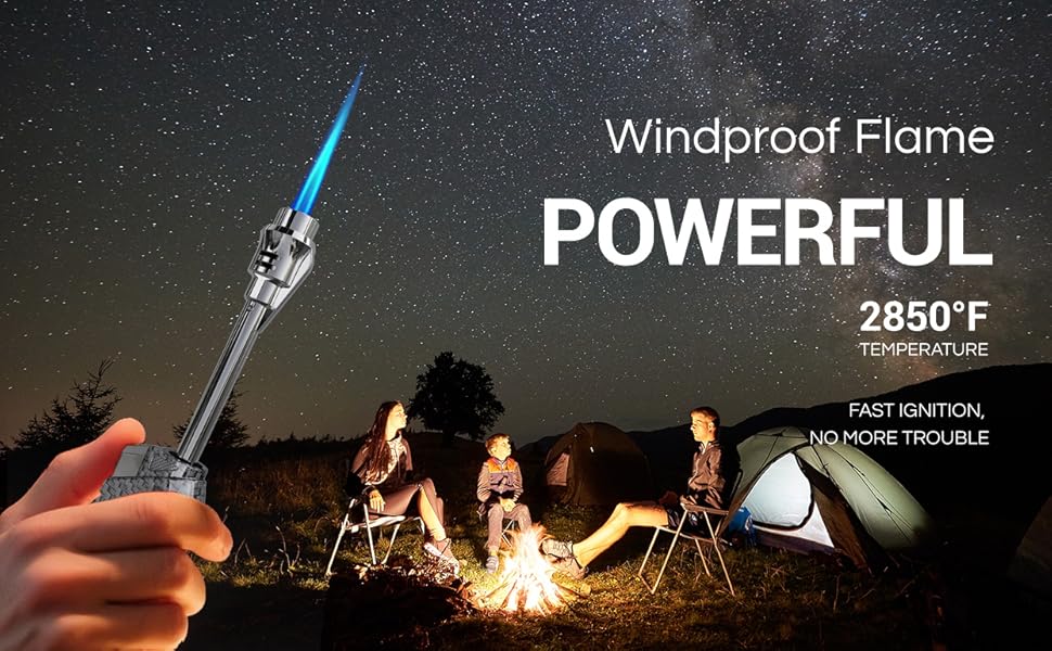 powerful butane torch