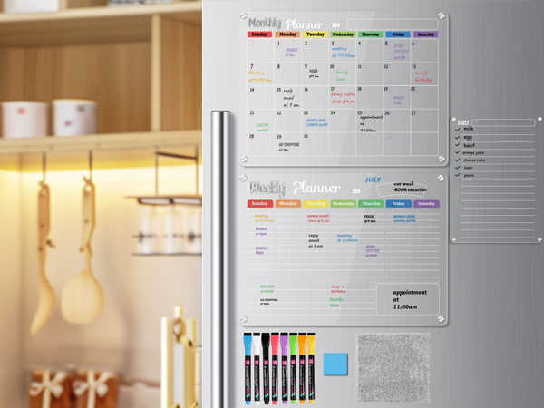 Acrylic Magnetic Dry Erase Boards