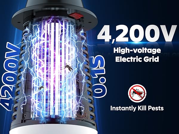 4200V electric fly zapper