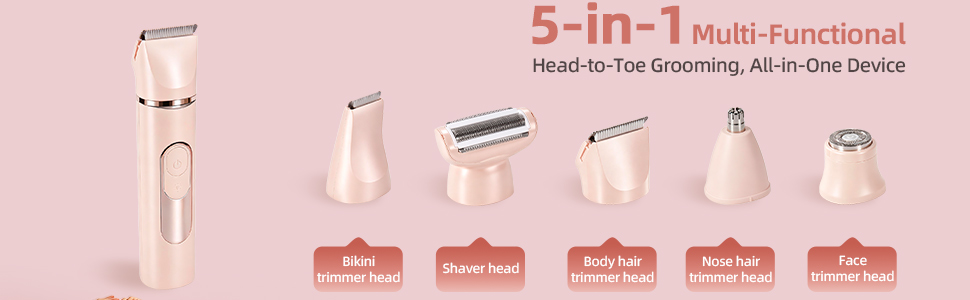5-in-1 Electric Bikini Trimmer