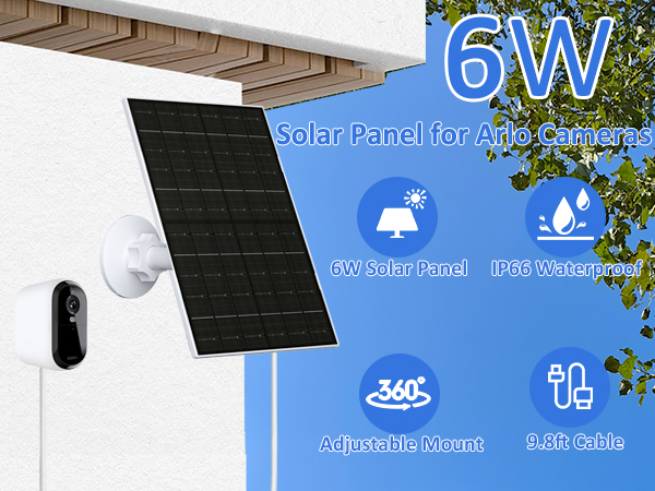 solar panel for arlo camera