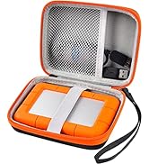 Case Compatible with LaCie Rugged Mini 1TB/ 2TB/ 4TB/ 5TB External Hard Drive Portable HDD, Stora...