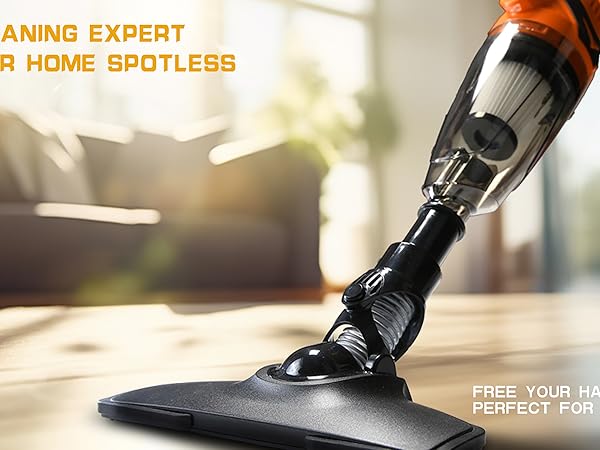 Vacuum cleaner cleaning cordless handheld stick rechargeable battery filter hipa kpa strong