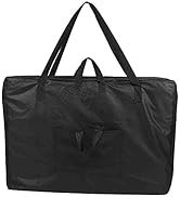 GOTOTOP Professional Portable Spa Tables Massage Bed Carrying Bag Shoulder Bag,36.2 x 24.4inch,Black