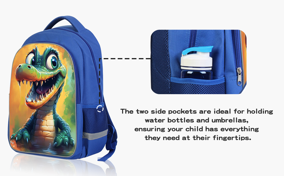 Kids School backpack Boys for School 17" Coloful Bookbag Amazing Gifts for Elementary
