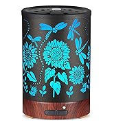 Essential Oil Diffuser, 150ML Ultrasonic Diffuser for Essential Oils for Large Room, Aromatherapy...