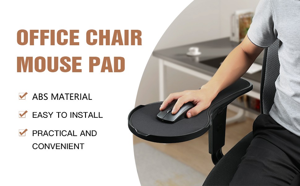 arm rest mouse pad for chair