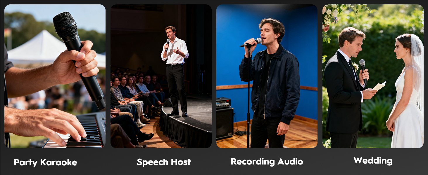 STRICH M3 UHF Wireless Microphone System