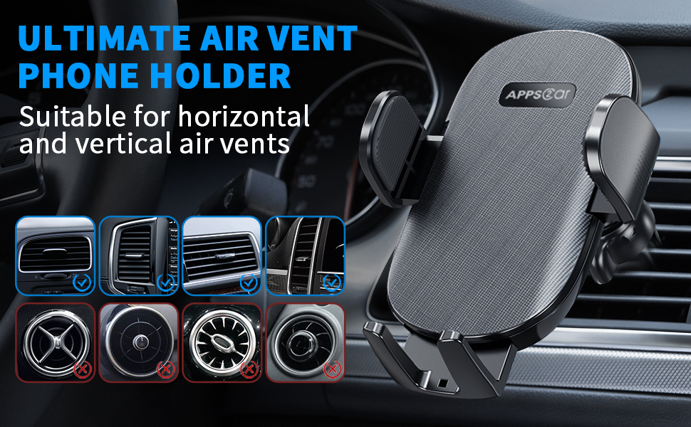 car phone holder mount vent clip