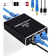 Ethernet Splitter 1 to 3, 1000Mbps High Speed Ethernet Cable Splitter with LAN Cable Cat 6 [3 Dev...