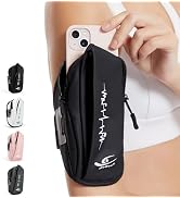HiRui Universal Sports Armband Comfort Running Armband and Wristband Cell Phone Holder for Exerci...