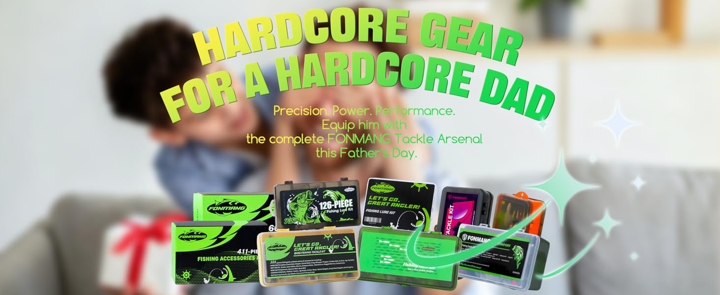 Equip him with the complete FONMANG Tackle Arsenal this Father&amp;amp;amp;#39;s Day.