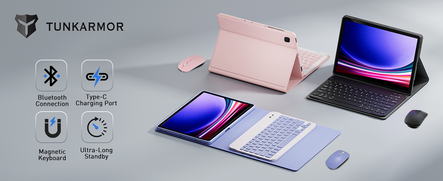 keyboard case for Microsoft Surface Go 4/3/2/1 10.5/10 inch