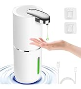 Foyucool Automatic Liquid Soap Dispenser, 12.8oz/380ml Rechargeable Touchless Hand Soap Dispenser...