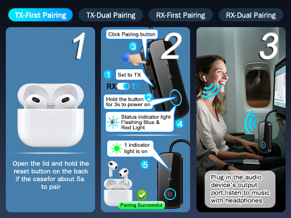 airplane adapter for headphones